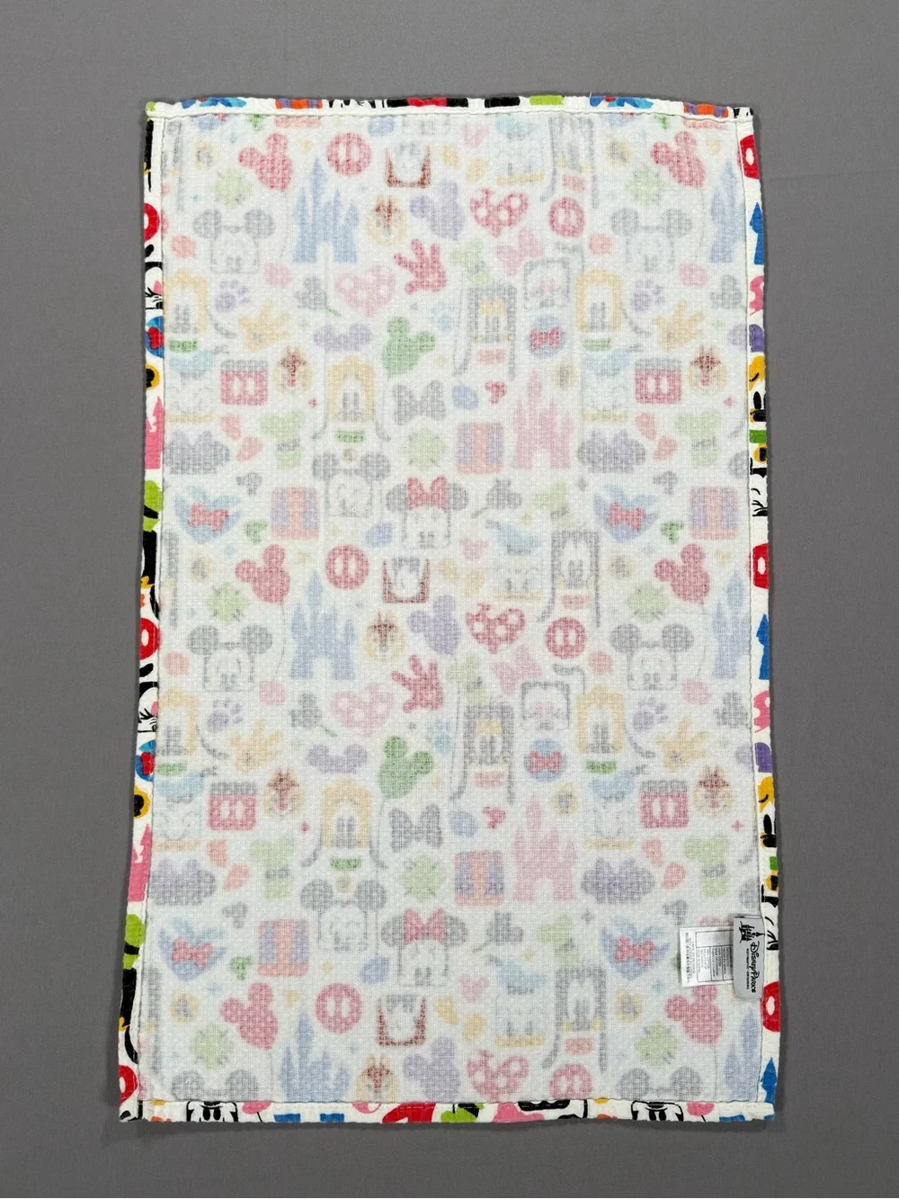 Disney Parks Mickey Mouse Friends Castle Kitchen Dish Towels Set Waffle Terry